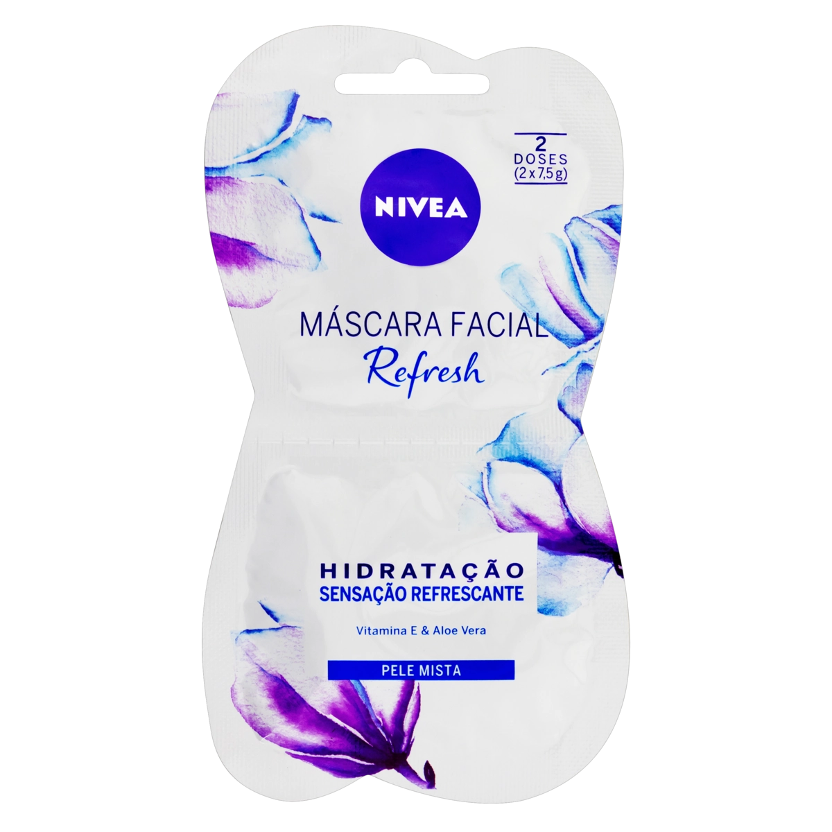 Máscara Facial Refresh Nivea Sachê 2 Unidades 7,5g Cada