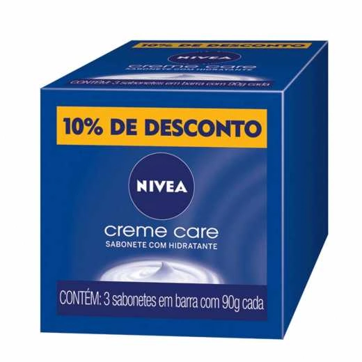 Sab Nivea 90g Creme Care C/3 10 Desc