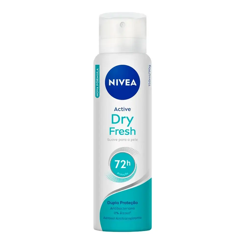 Desodorante Aerossol Active Dry Fresh NIVEA 150ml