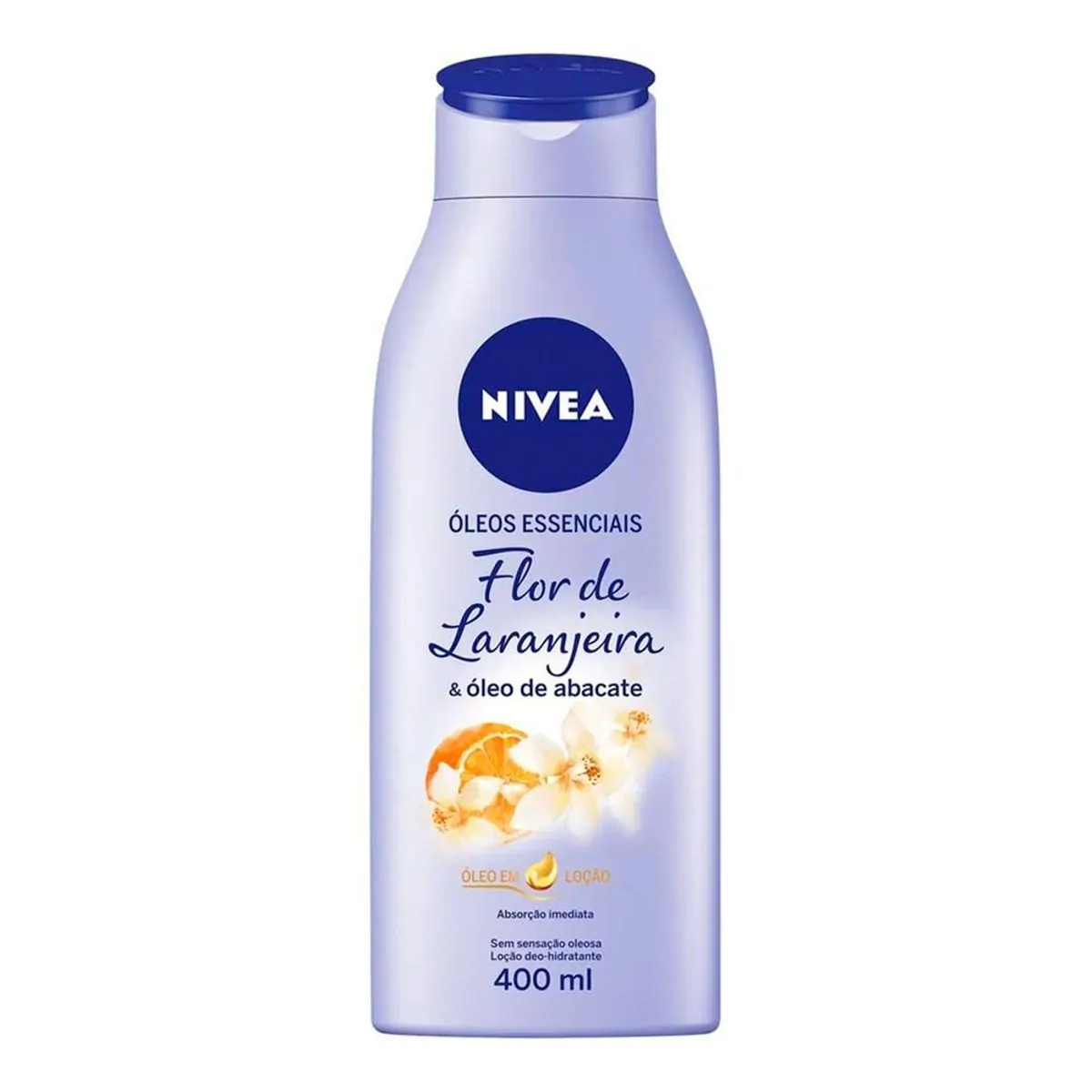 Loção Hidratante Óleos Essenciais Flor de Laranjeira &amp; Óleo de Abacate NIVEA 400ml