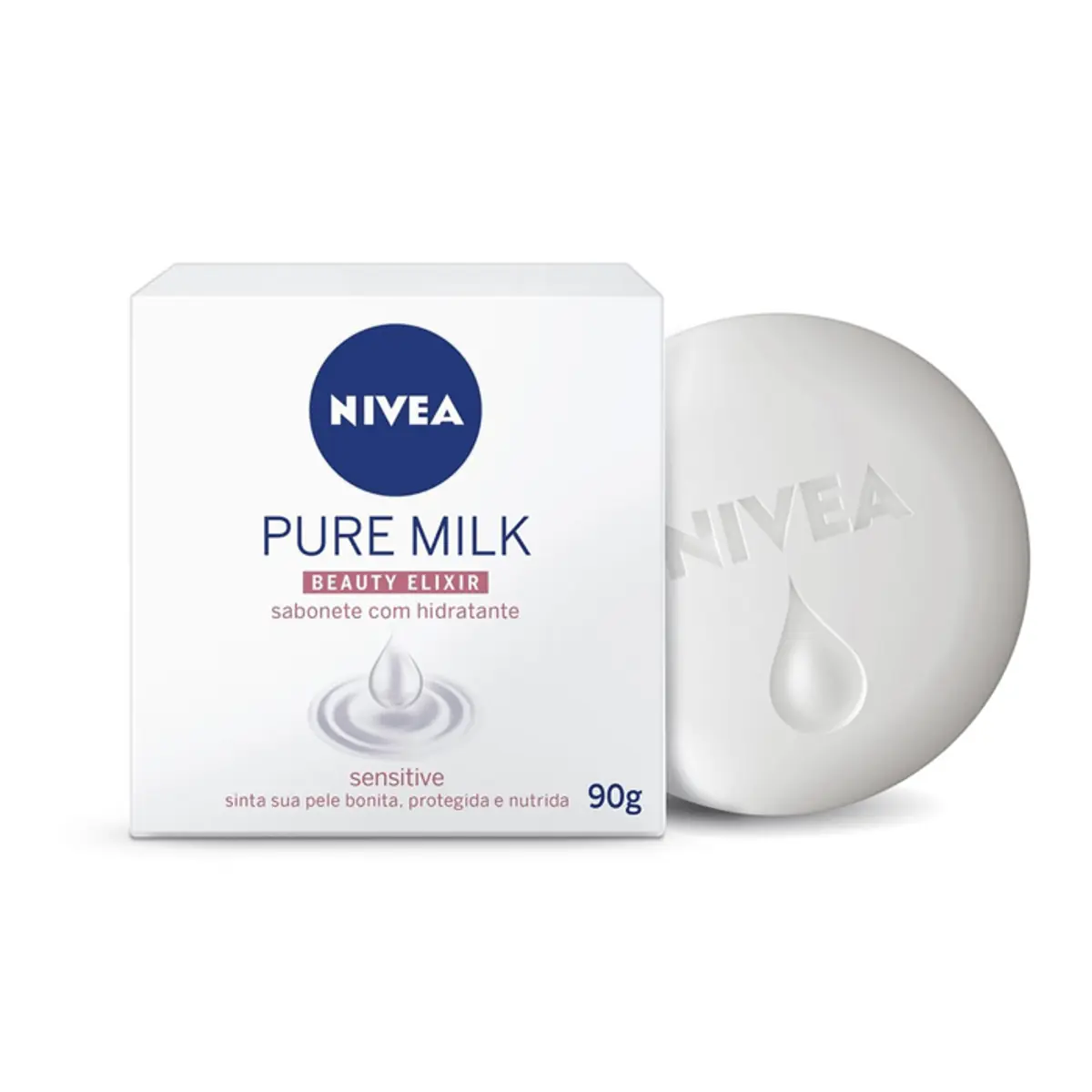 Sabonete em Barra NIVEA Pure Milk Sensitive 90g