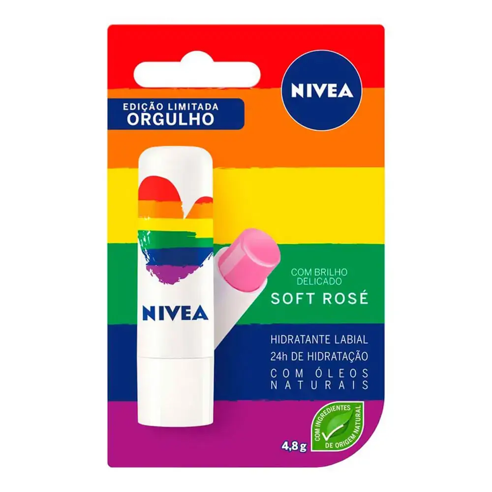 Hidratante Labial Orgulho Nivea Edição Limitada 4,8g