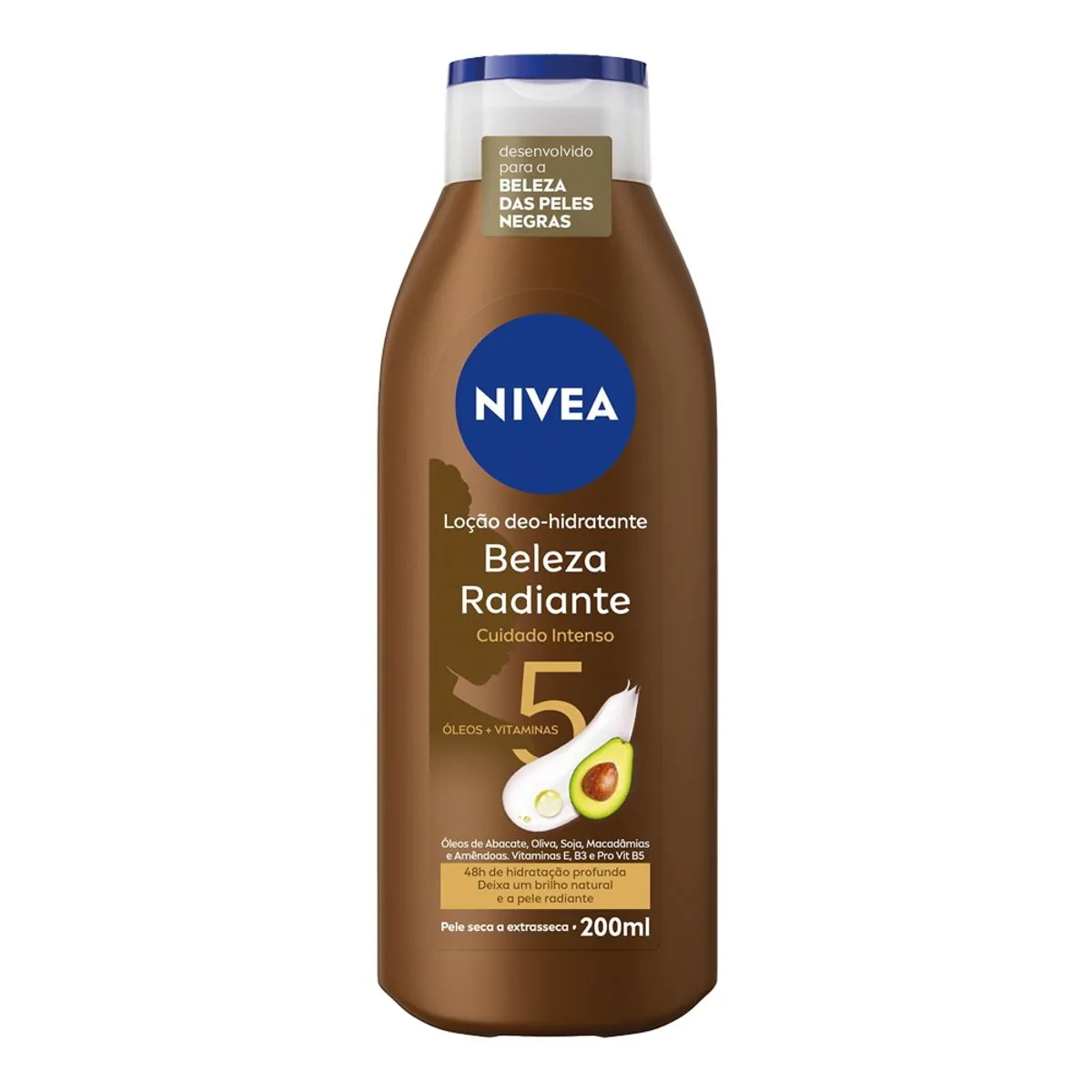 Hidratante Desodorante NIVEA Beleza Radiante Cuidado Intenso 200ml