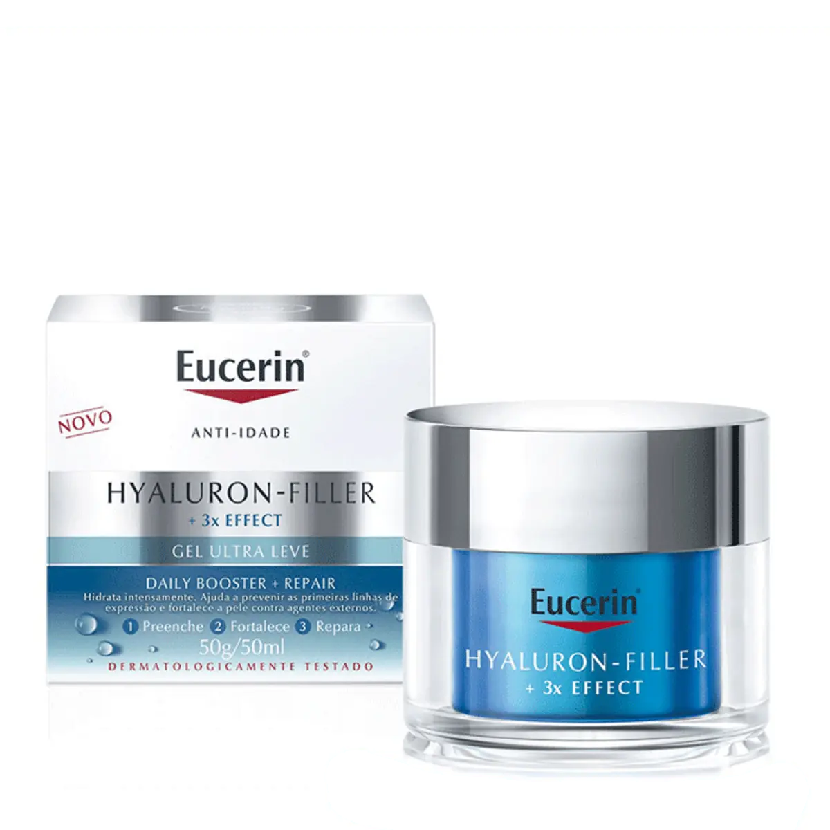Gel Anti Idade Eucerin Hyaluron Filler Caixa 50g