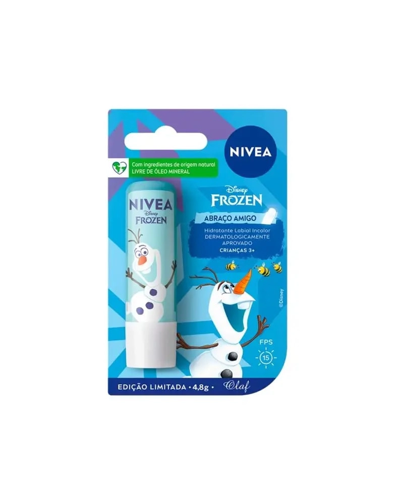 Hidratante Labial Frozen Olaf Fps 15 Nivea Blister 4,8g