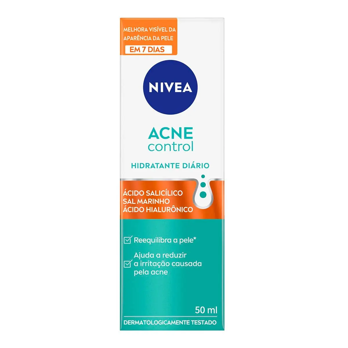 Hidratante Diário Facial Nivea Acne Control Caixa 50ml