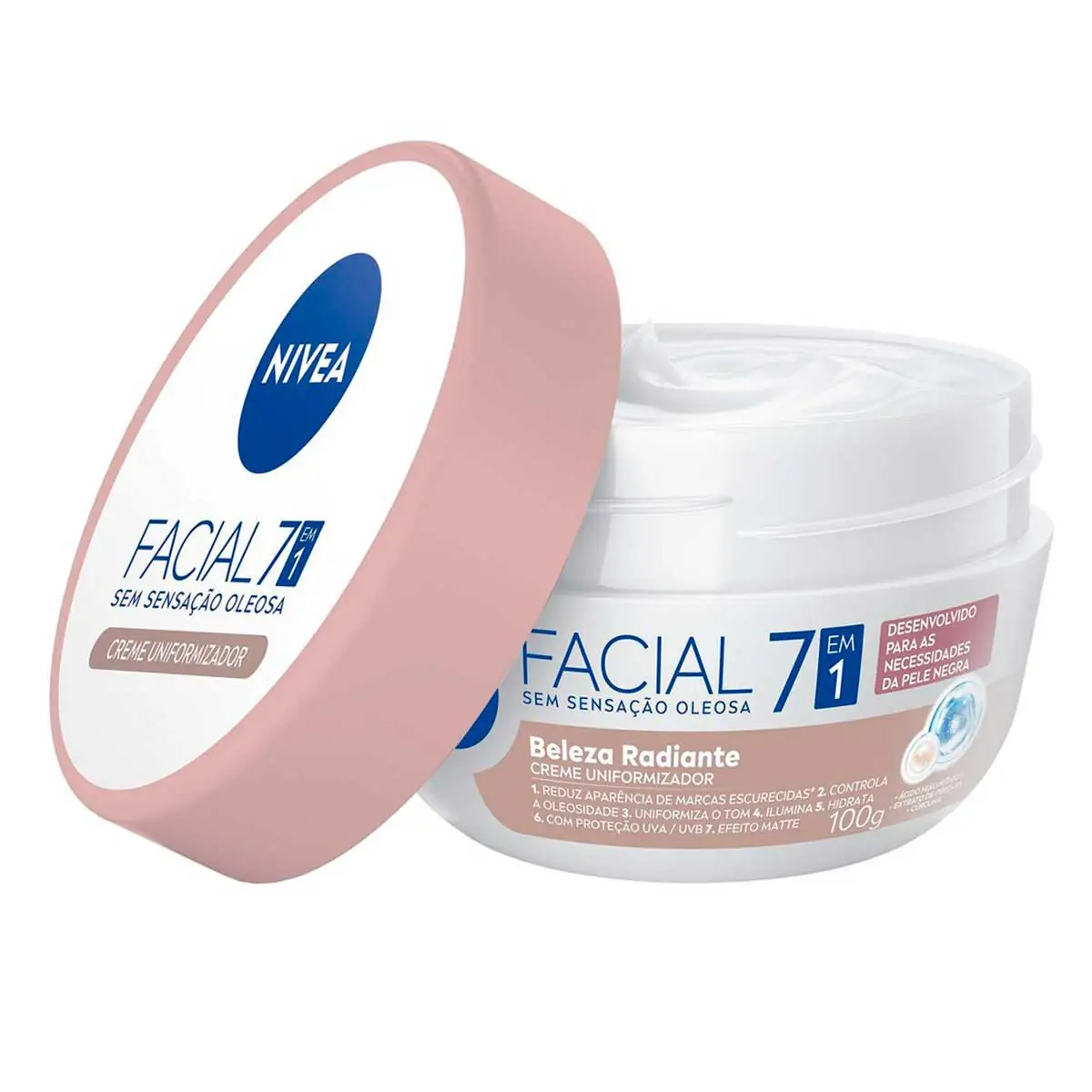 Creme Uniformizador Facial Nivea Beleza Radiante Pote 100g