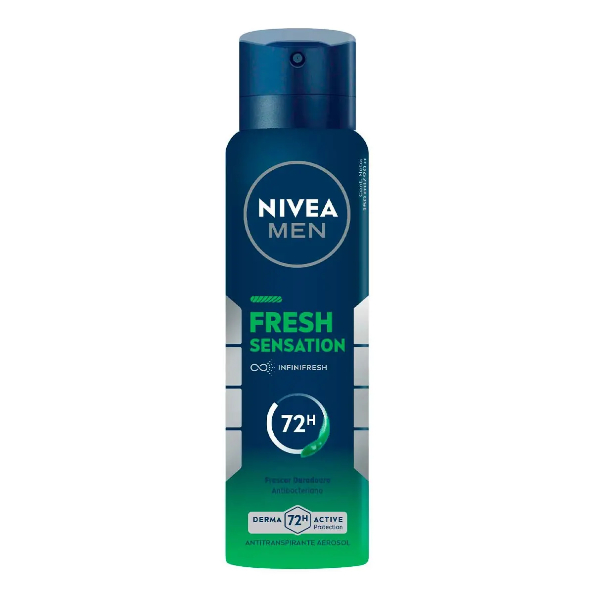 Antitranspirante Aerossol Antibacteriano Fresh Sensation Nivea Men 150ml Spray