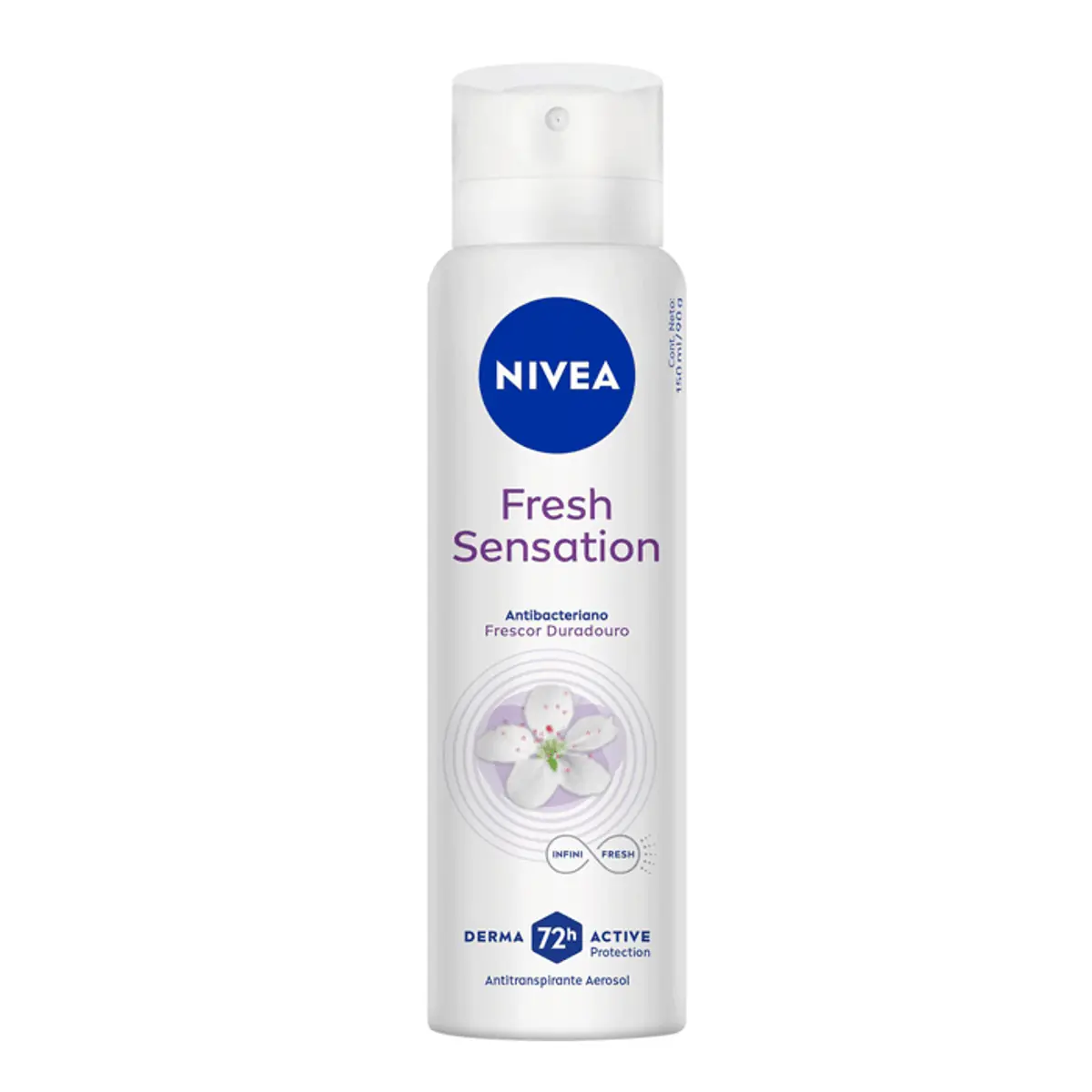 Antitranspirante Aerossol Antibacteriano Fresh Sensation Nivea 150ml Spray