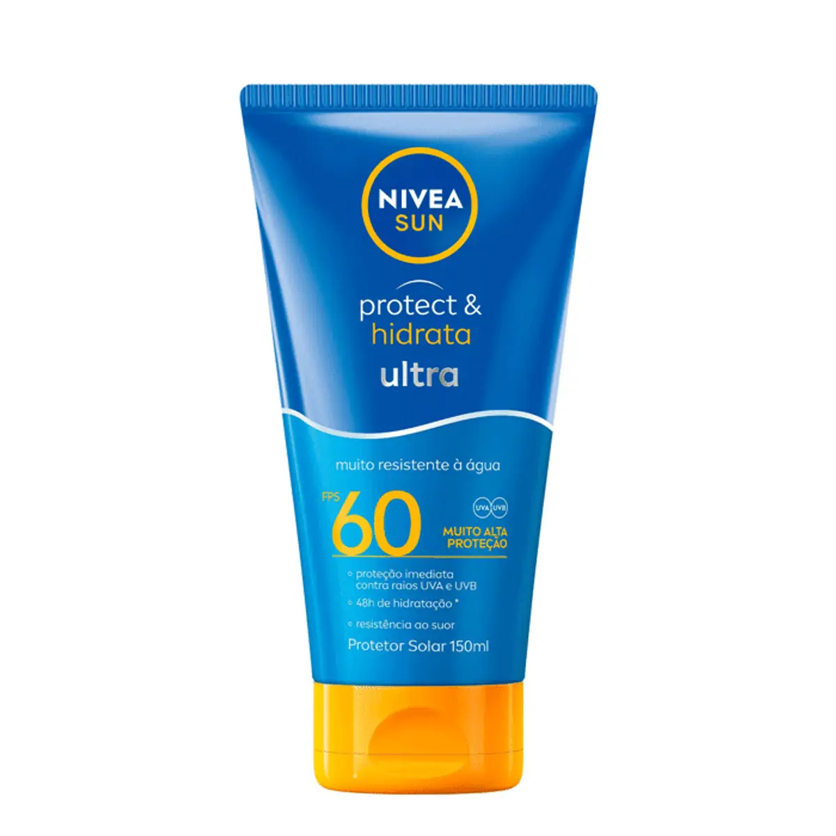 Protetor Solar Ultra Fps 60 Nivea Sun Protect Hidrata Bisnaga 150ml
