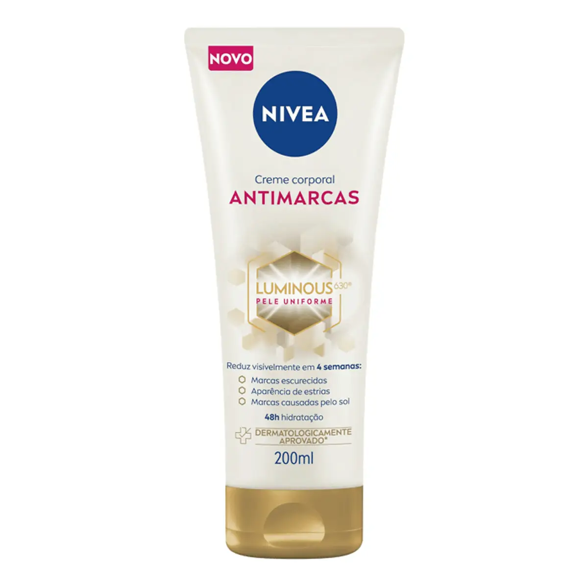Creme Corporal Nivea Luminous 630 Antimarcas Bisnaga 200ml