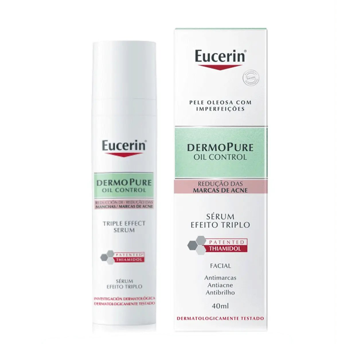 Sérum Facial Dermopure Oil Control Efeito Triplo Eucerin Com 40ml