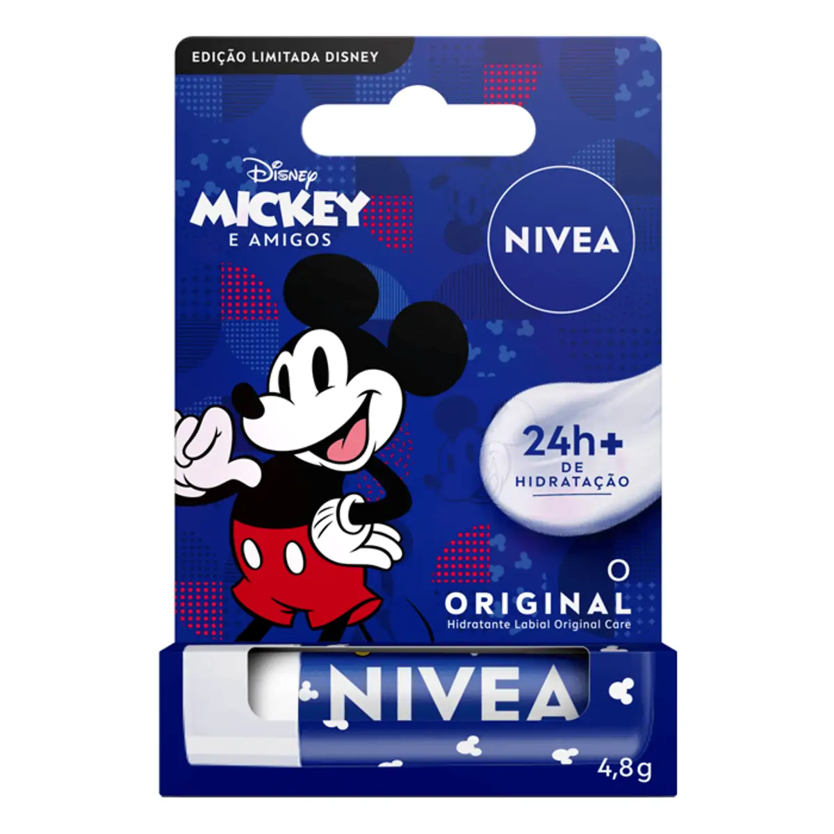Hidratante Labial Original Mickey E Amigos Nivea Caixa 4,8g