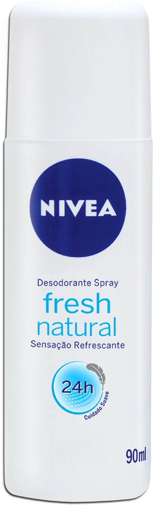 Desodorante Antibacteriano Fresh Natural Nivea 90ml Spray