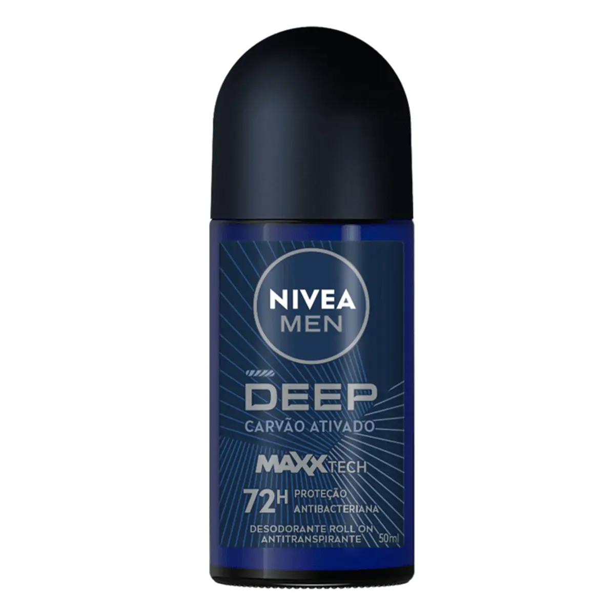 Antitranspirante Roll On Carvão Ativado Nivea Men Deep 50ml