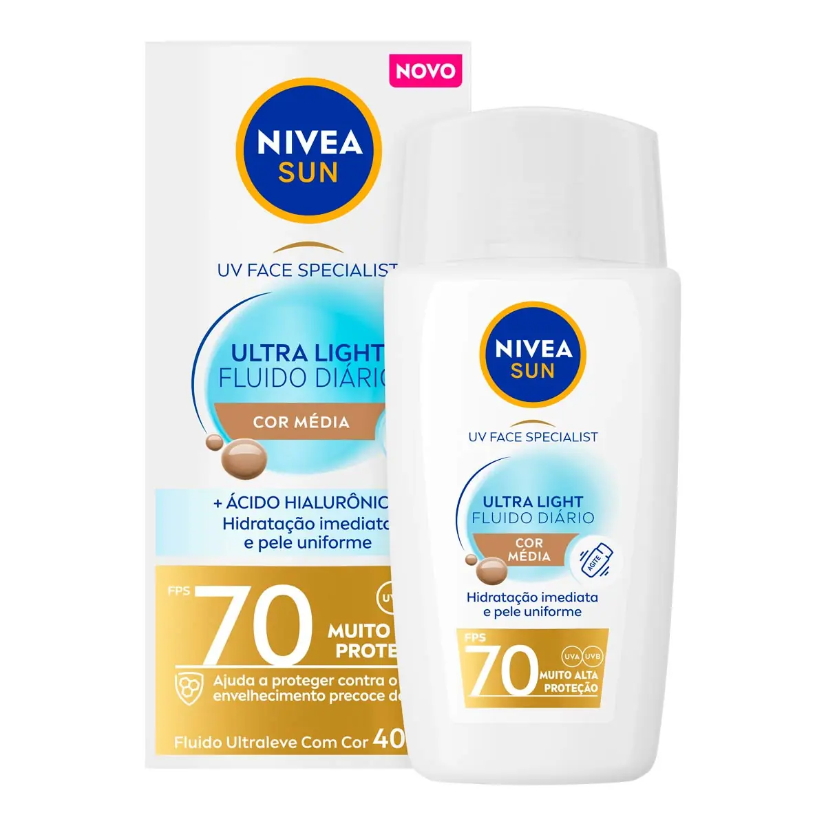 Nivea Nsun Fld Ultra Light Medio Fps70