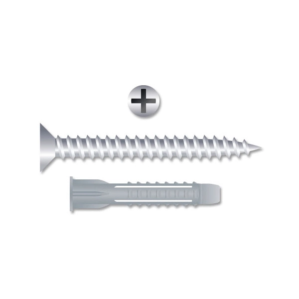 Bucha Nylon para Alvenaria SX 5mm com 100 peças Fischer