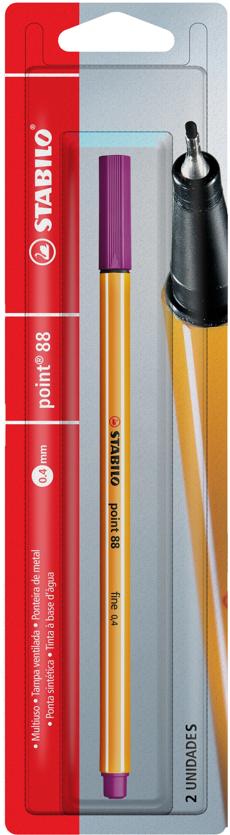 Caneta Stabilo Fine0.4 Point88