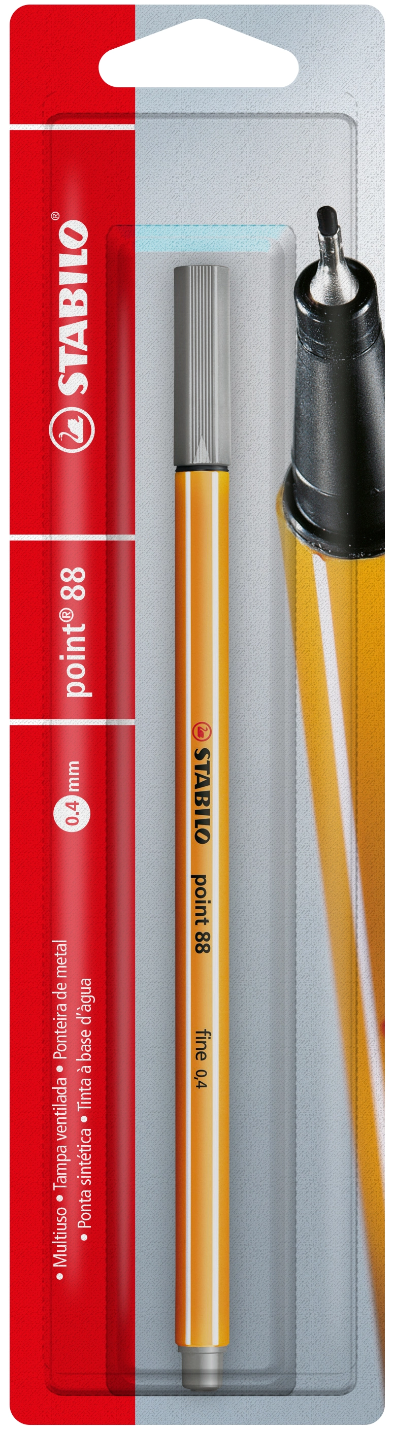Stabilo Point 88 Fineliner 94 Light Cool Grey