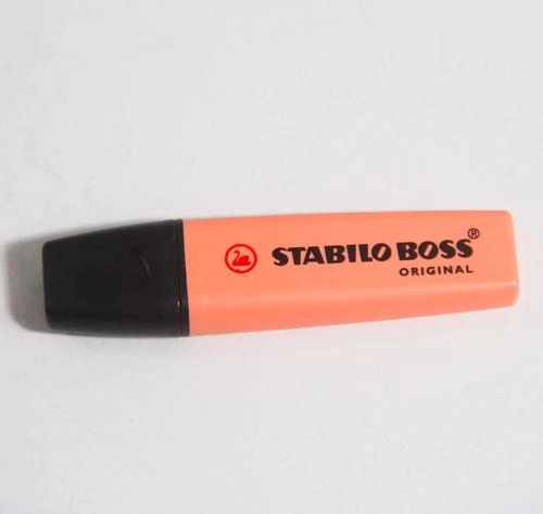 Caneta Marca Texto Pessego Pastel Stabilo