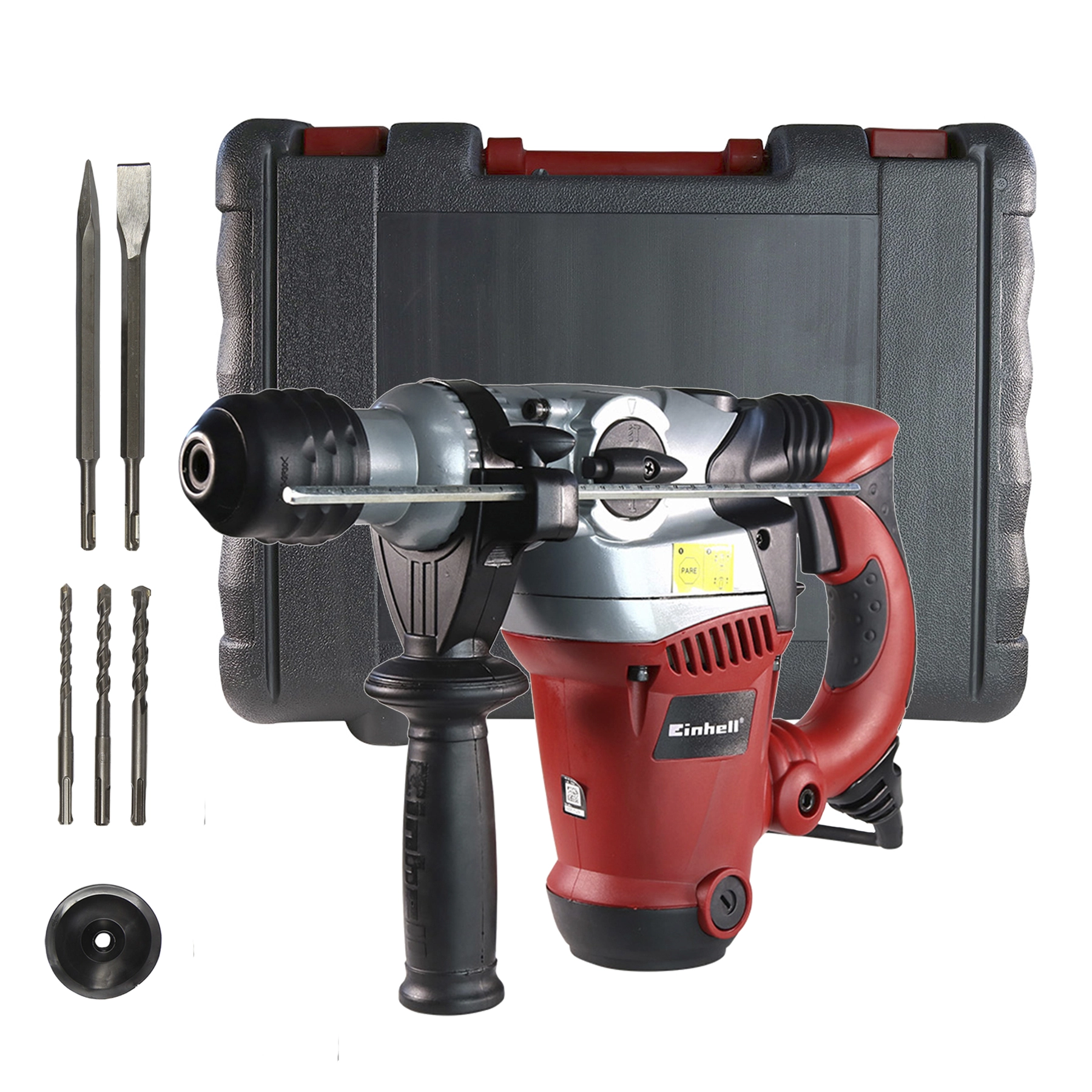 Martelete Perfurador Rompedor Einhell com Maleta com 3 Brocas e Acessórios SDS Plus 1250W 3,5J RT-RH 32 220V