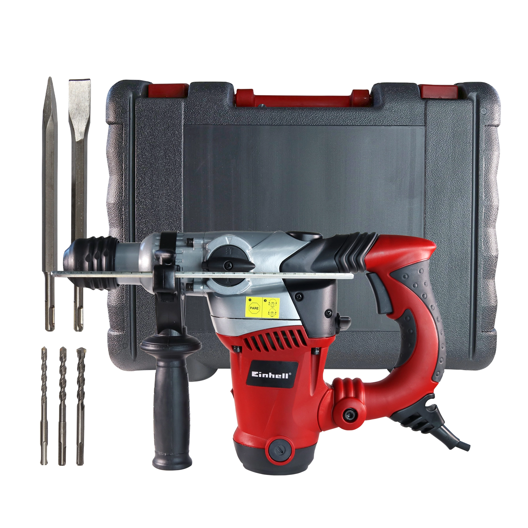 Martelete Perfurador Rompedor Einhell com Maleta e Acessórios SDS Plus 1250W 3,5J RT-RH 32 127V