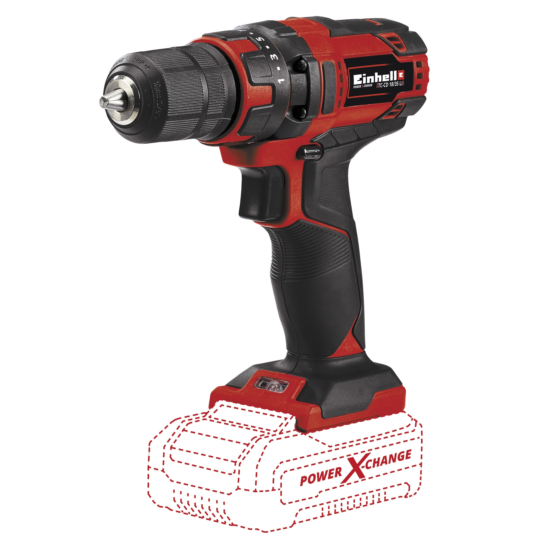 Furadeira e Parafusadeira 3/8" 18V TC-CD 18/35 Li Solo Einhell