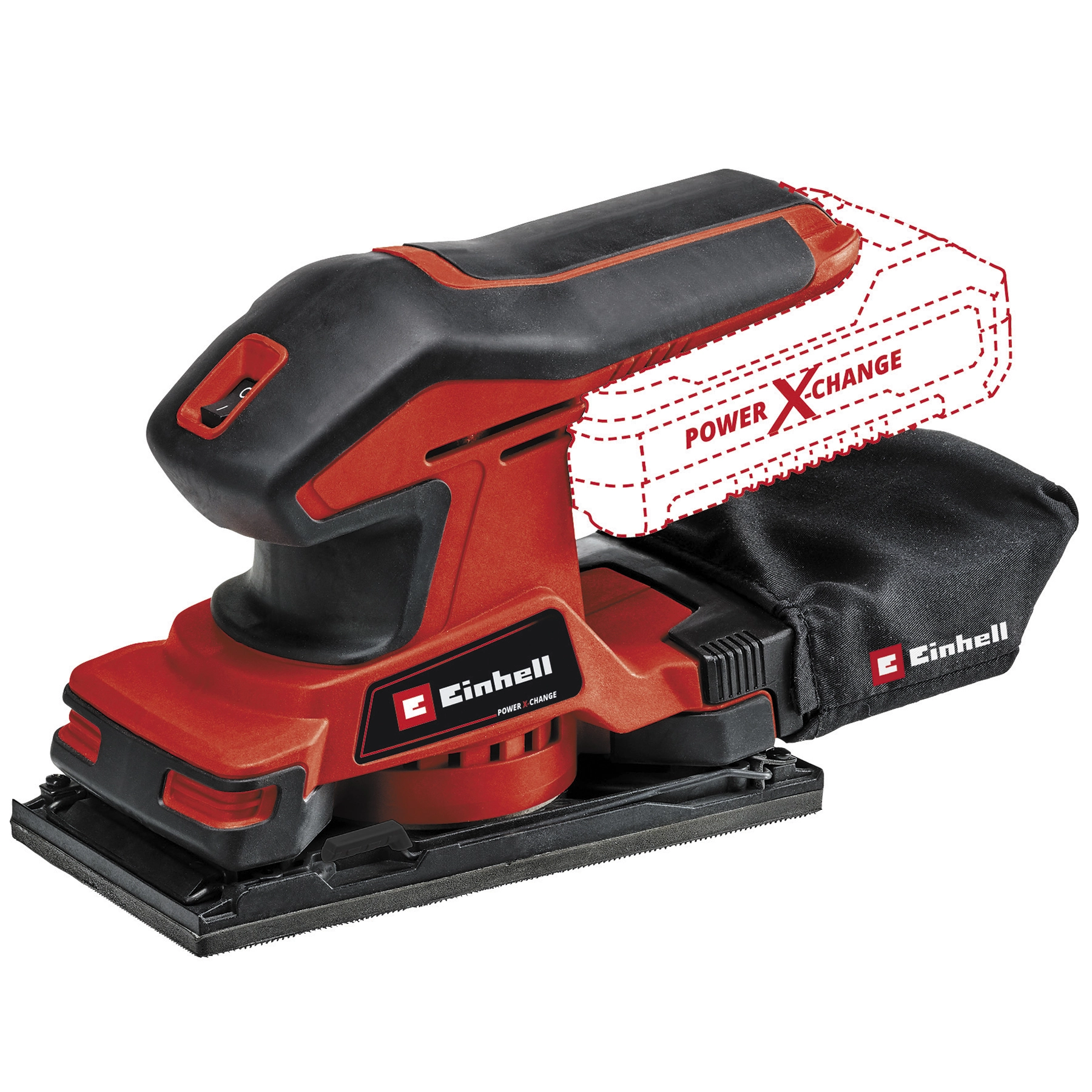 Lixadeira Orbital 18V TC-OS 18/187 Li Solo Einhell