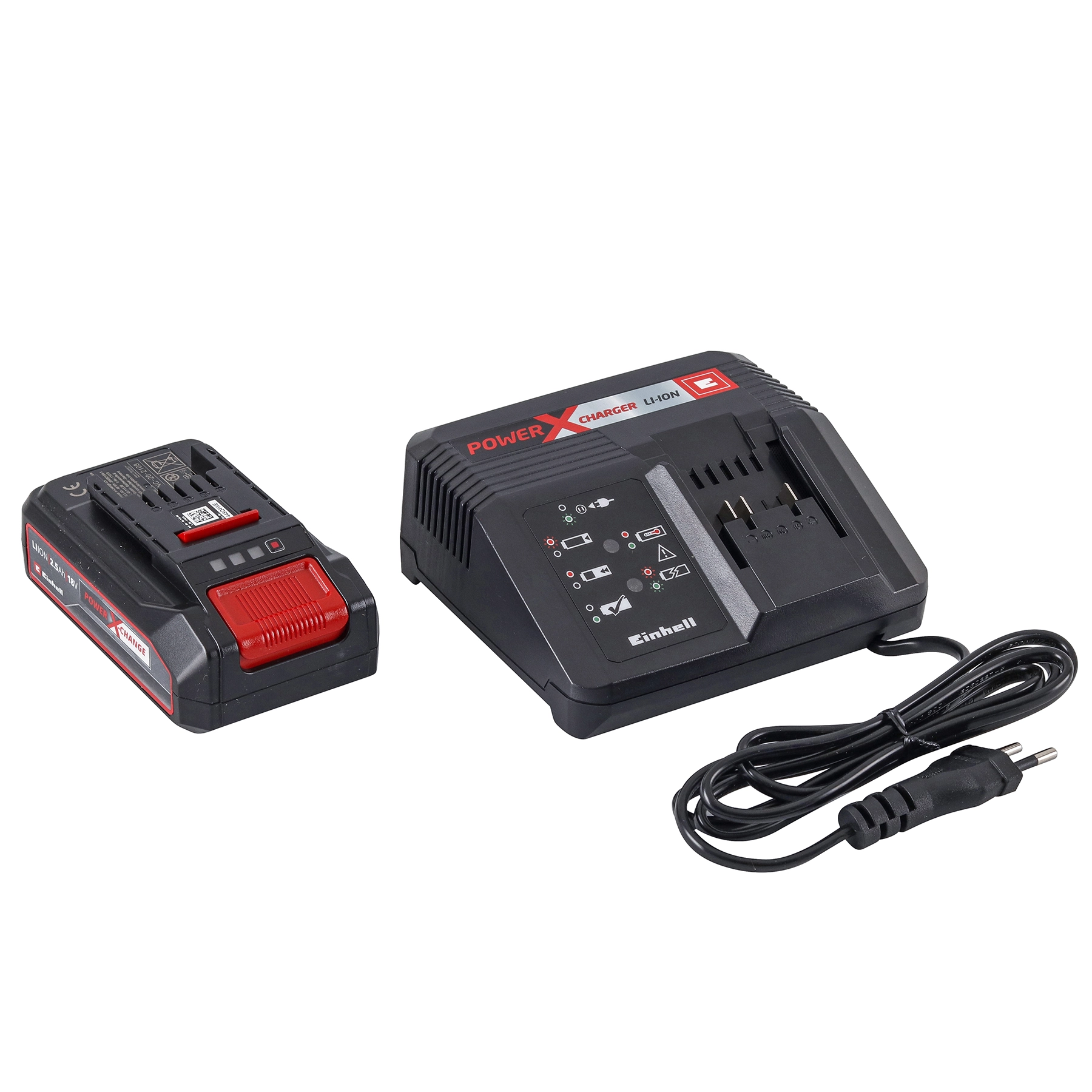 Kit Carregador de Bateria com 1 Bateria 18V 2.5Ah Power-X Change Start Einhell