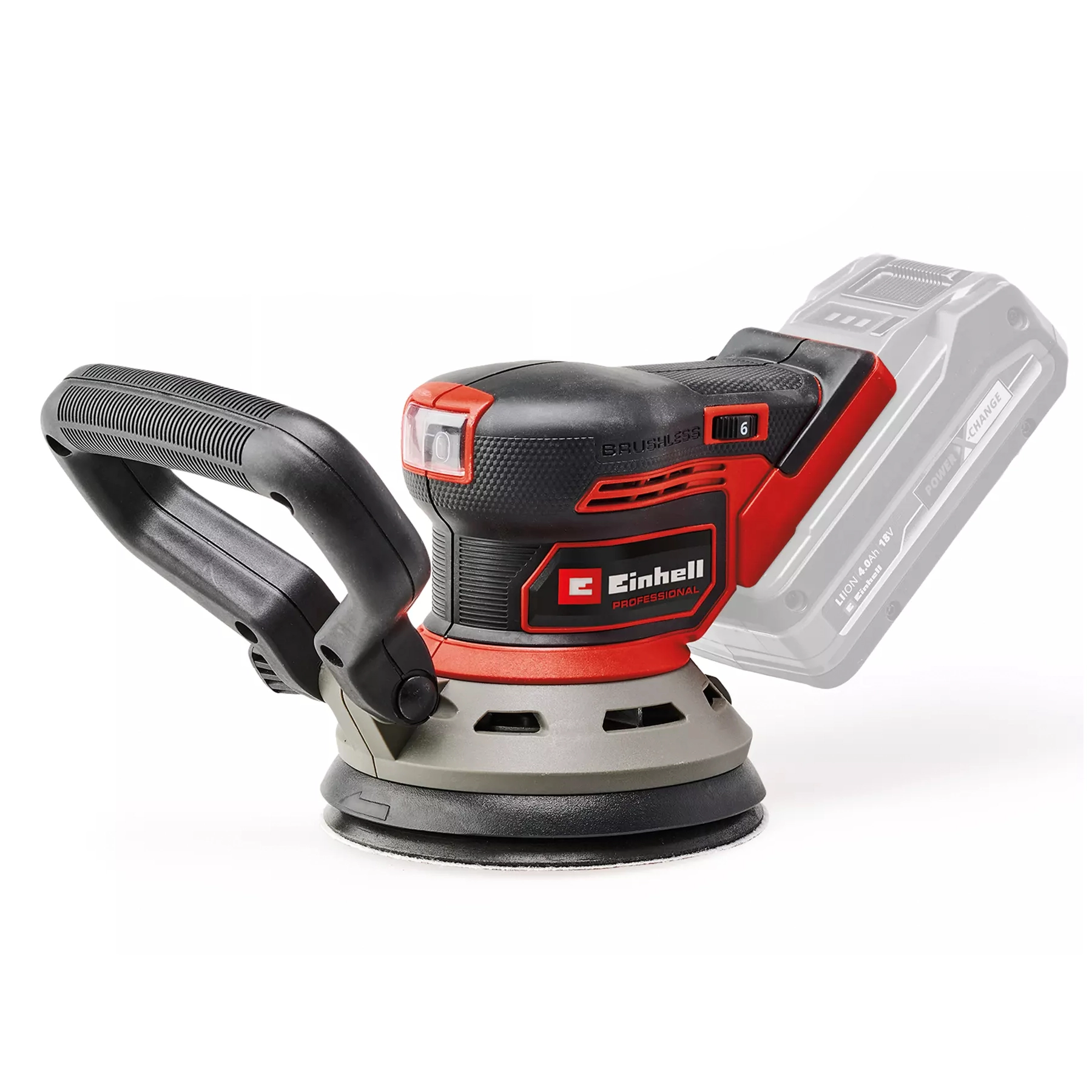 Lixadeira Roto orbital Einhell a Bateria com 3 Lixas Inclusas 18V 125mm TTP-RS 18/32 Li BL