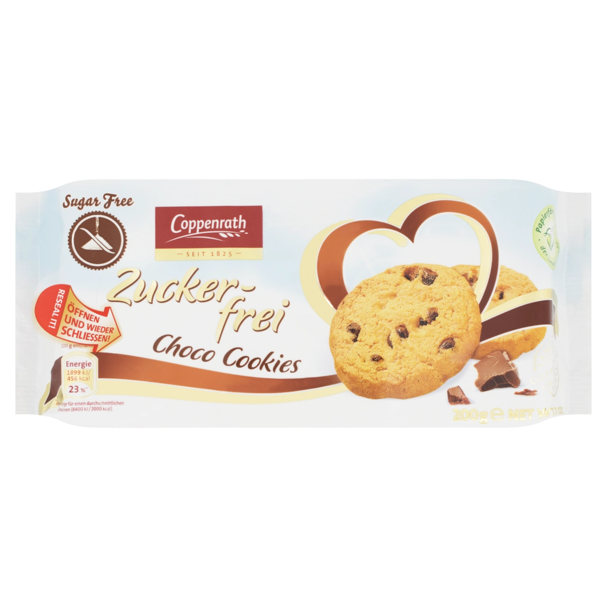 Biscoito Cookie Choco Chip Coppenrath Pacote 200g
