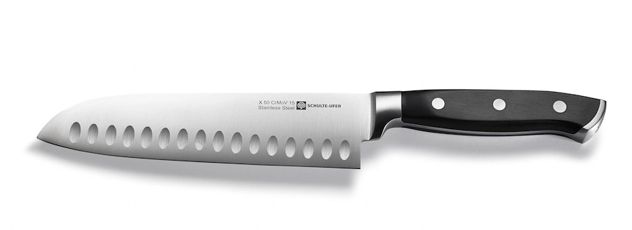 Faca Ale Schulter Ufer Inox 18cm Santoku