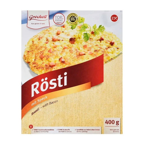 Batata Rösti Com Bacon Cx 400 G