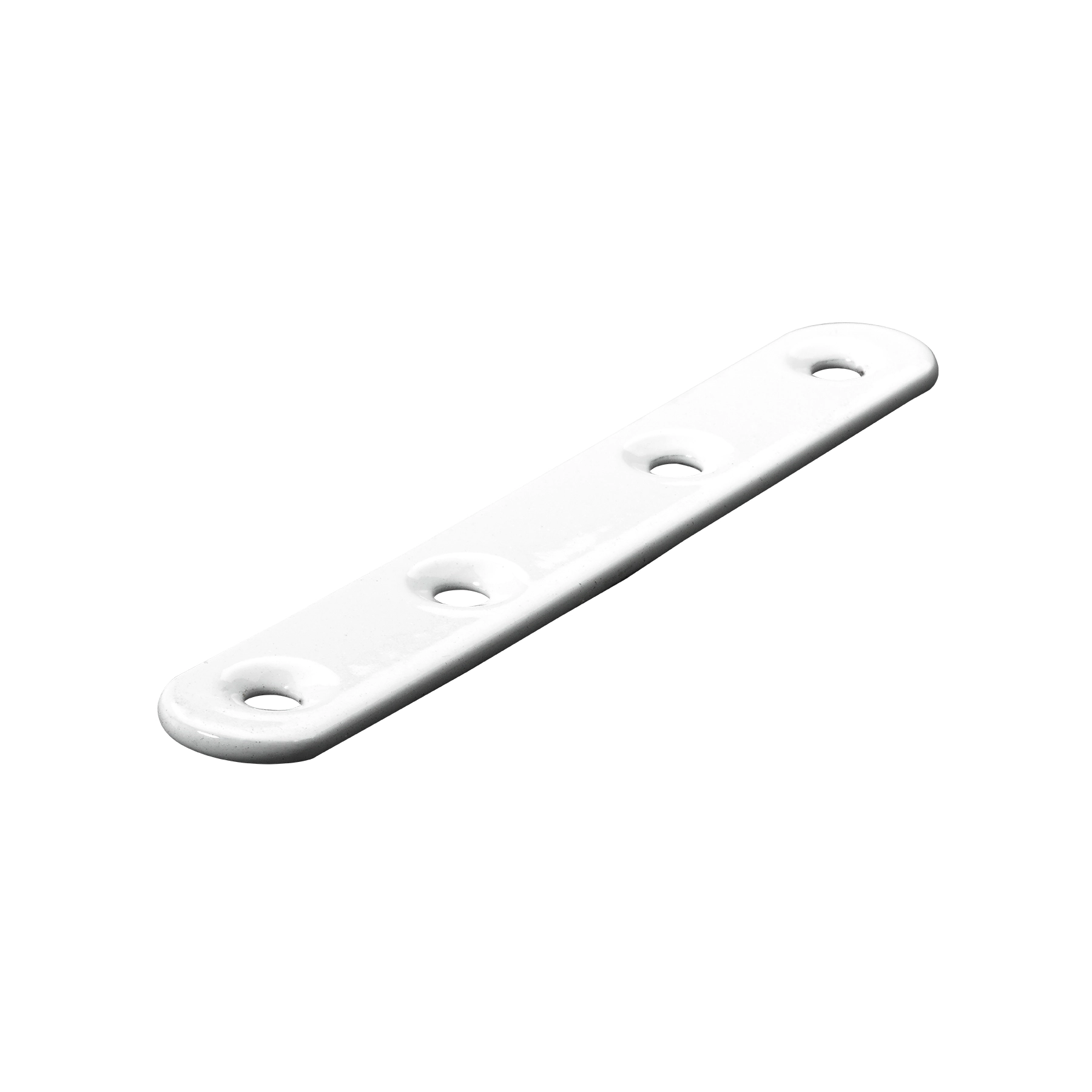 União Chata Aço 15x100mm Branco 1 peça