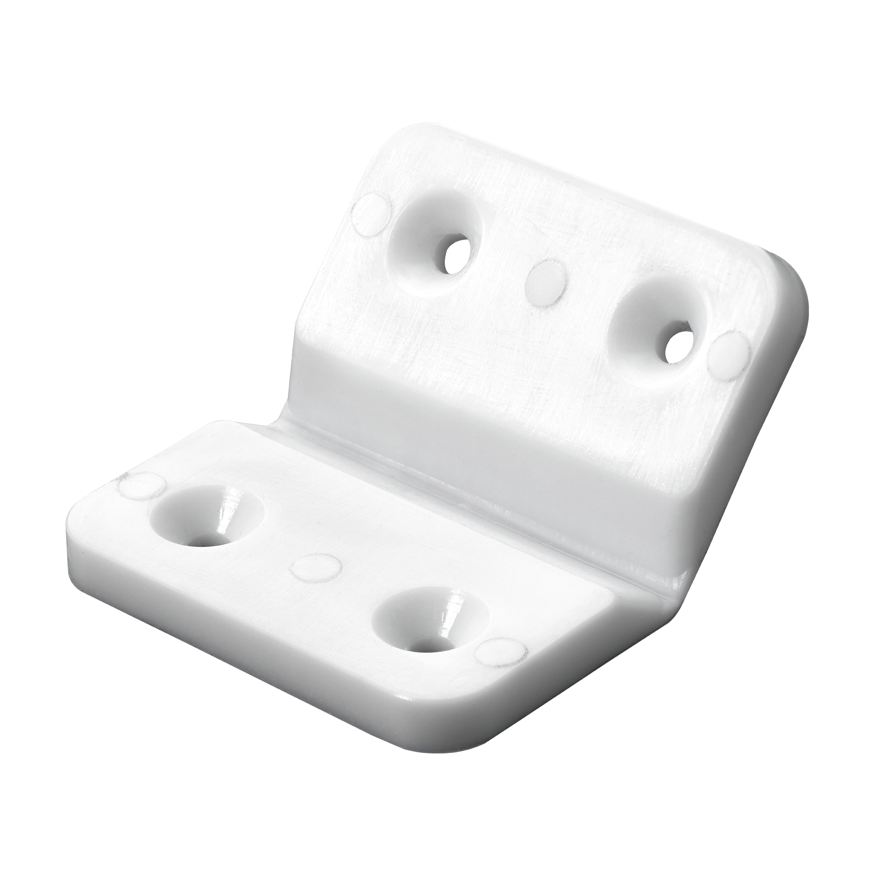 Cantoneira Plástico 50x40x4mm Branco 25 peças