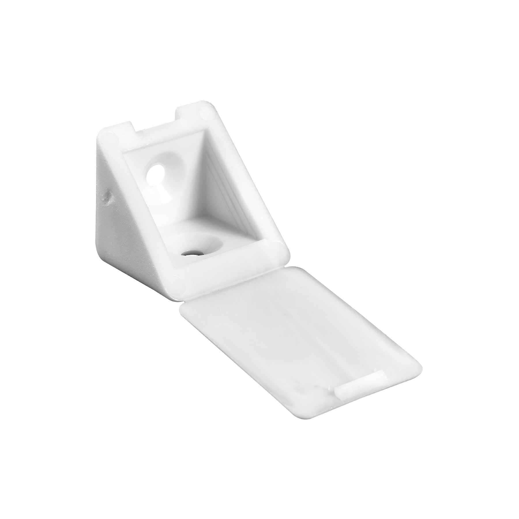 Conector Simples Plástico 22x22x24mm Branco 20 peças