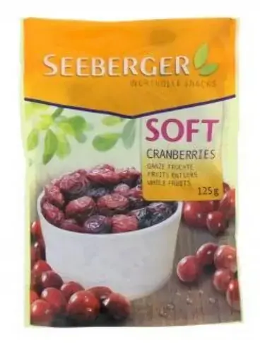 Cramberies Secos Seeberger 125gr