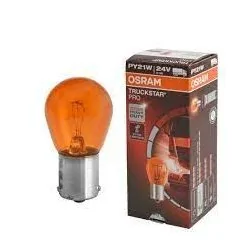 Lâmpada 1 Polo 21W 24V (Pino em V) Âmbar 7510 - OSRAM 7510TSP