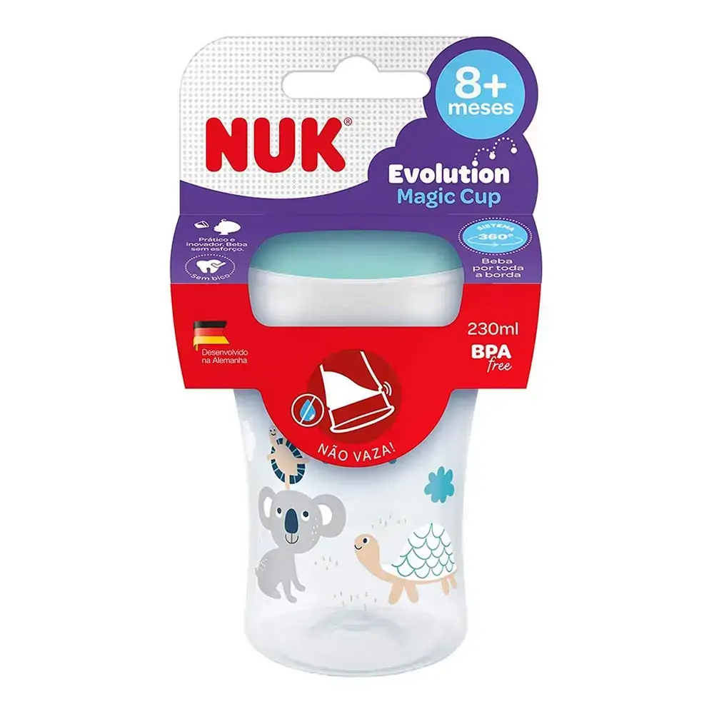 Copo de Treinamento 360° Evolution Magic Cup Azul Coala-Nuk