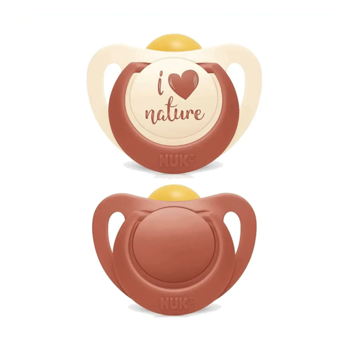 Kit 2 Chupetas For Nature Latex 6m+ Rosa - NUK