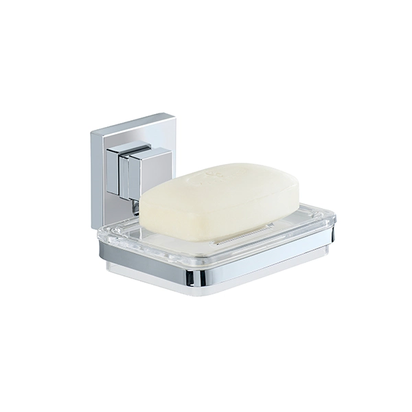 Saboneteira em Aço Inox Vaccum Quadro Wenko