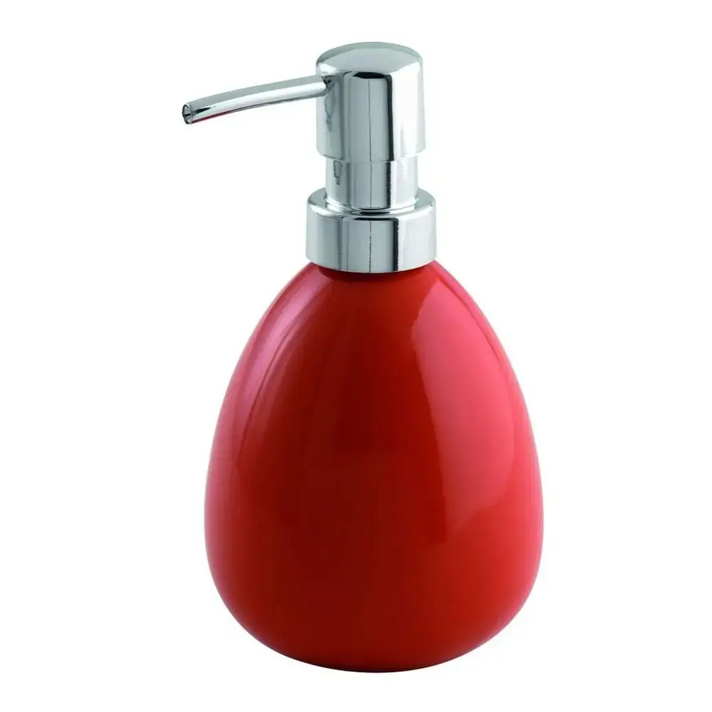 Porta Sabonete Liquido Ceramica Vermelho