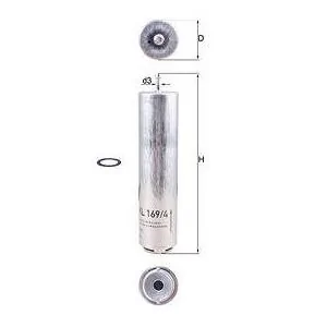Filtro de Combustível BMW X5 - MAHLE/METAL LEVE KL1694D
