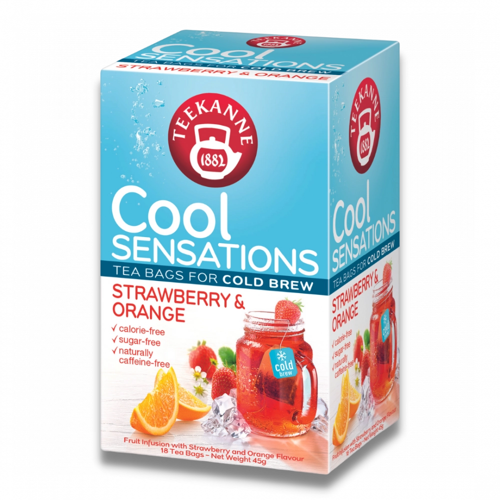 Chá Cool Sensation Morango E Laranja 45 G Stuttgart Artigos Fino