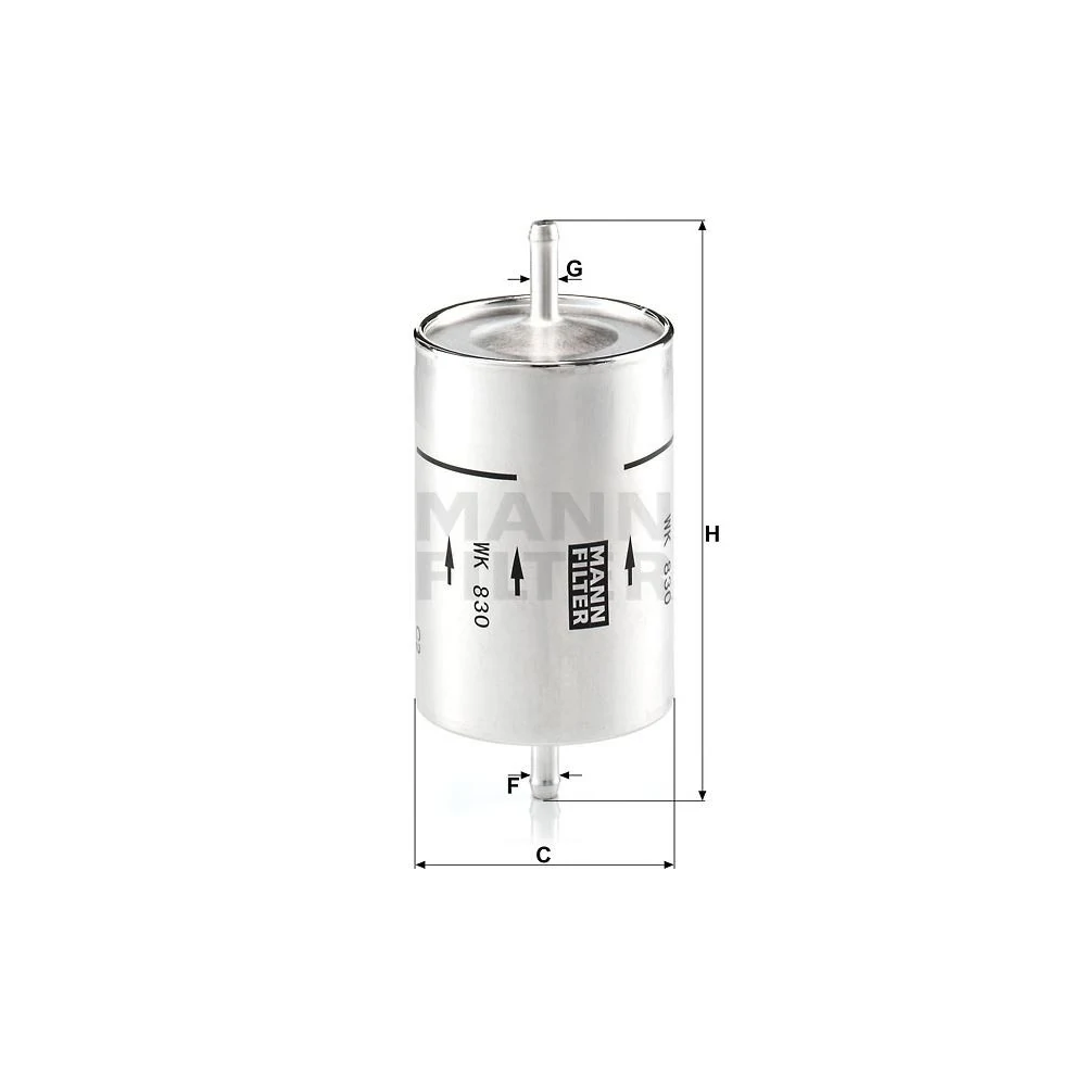 Mann Filter Wk830 Fuel Filter