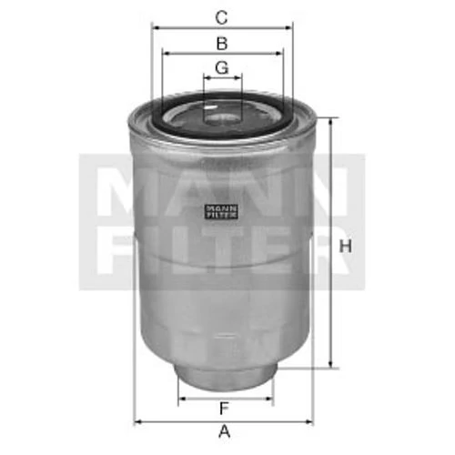 Mann Filtro Do Combustivel Wk 828