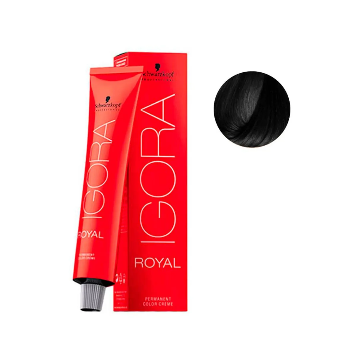 Coloração Igora Royal Schwarzkopf Preto Natural 1.0 60g
