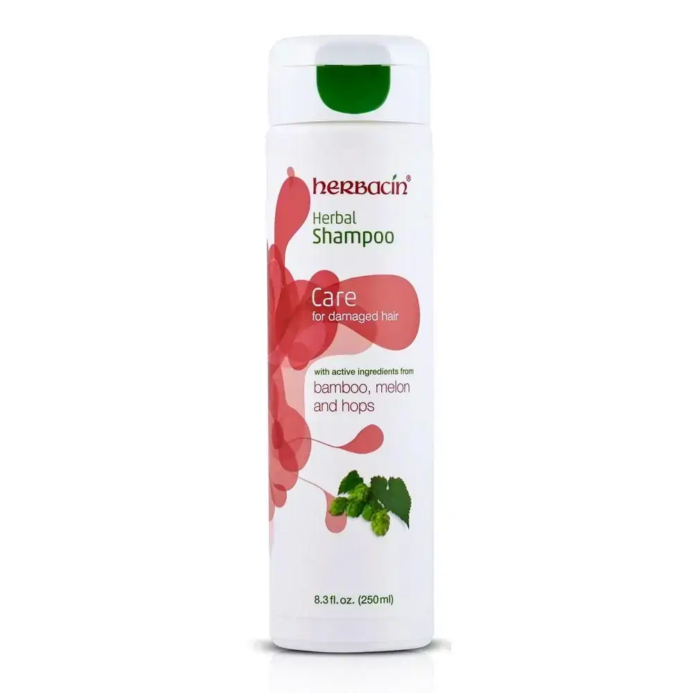 Herbacin Herbal Shampoo Care For Damaged Hair Dispenser 250ml
