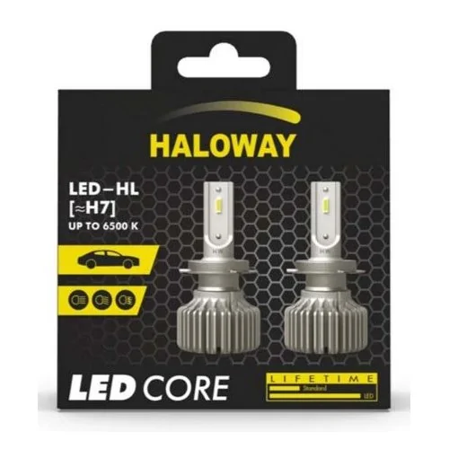 Lâmpadas H Tech Super Led H7 12V 32W 6000K - XLH7 - HALOWAY LEDH7HWC