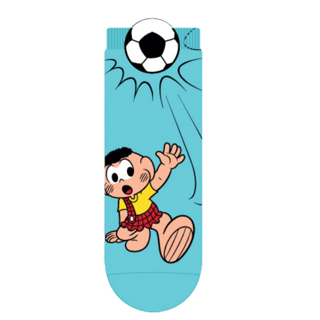 Meia Soquete Infantil 3d Turma Da Monica 23 26 2741tdm1.01 Cia Da Meia